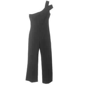 LIKELY Maxson Black One Shoulder Jumpsuit Size 0